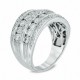 2 CT TW Diamond Multi-Row Band in 14K White Gold