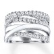 Previously Owned Diamond Ring 1-1/2 ct tw Round-cut 14K White Gold