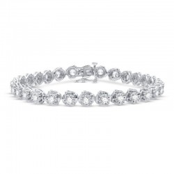 Diamond Bracelet 3 ct tw 10K White Gold 75