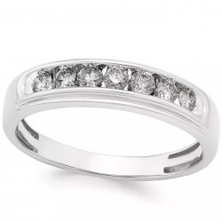 Men's Diamond Band (1/2 ct. t.w.) in 10k Gold