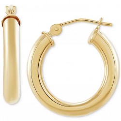 Endless Gold Hoop Earrings