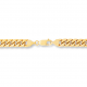 Mens' 10K Yellow Gold Hollow Miami Cuban Chain Necklace