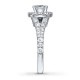 Engagement Ring 2-1/6 ct tw Diamonds 14K White Gold