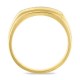 Men's Diamond Wedding Band 1/2 ct tw Round-cut 10K Yellow Gold