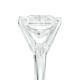 Certified Princess-Cut Diamond Solitaire Engagement Ring in 14K White Gold 