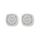 Diamond Earrings 1/4 ct tw Round-cut 10K Yellow Gold