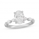 2-5/8 ct tw 14K White Gold Oval-Cut Lab-Grown diamonds Engagement Ring