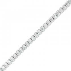 4 CT TW Diamond Tennis Bracelet in 10K White Gold