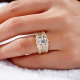 1 CT. T.W. Diamond Bridal Set in 18K Yellow Gold