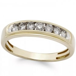 Men's Diamond Band (1/2 ct. t.w.) in 10k Gold