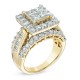 3 CT TW Quad Princess-Cut Diamond Frame Ring in 14K Gold