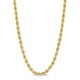 3mm Rope Chain Necklace in Hollow 14K Gold - 18