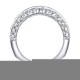 Hearts Desire Anniversary Band 2 ct tw Diamonds 18K White Gold