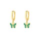 Butterfly Earrings 14K Yellow Gold