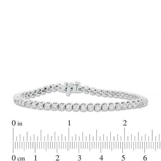 4 CT TW Diamond Tennis Bracelet in 10K White Gold