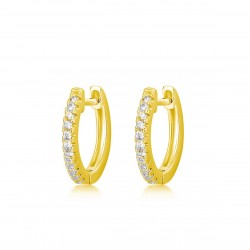 Hoop Earrings 14k yellow gold