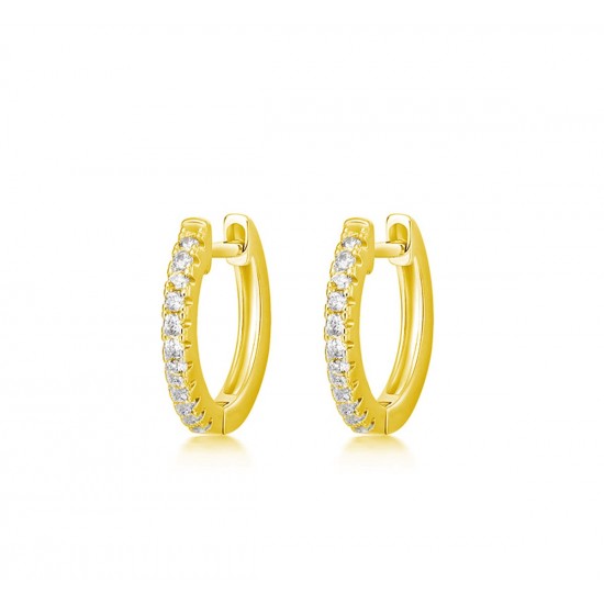 Hoop Earrings 14k yellow gold