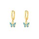 Butterfly Earrings 14K Yellow Gold